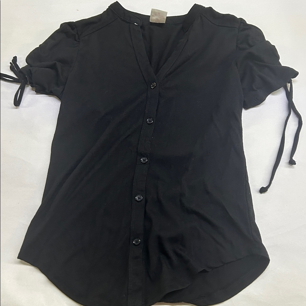 No Boundaries Black Button Down Shirt